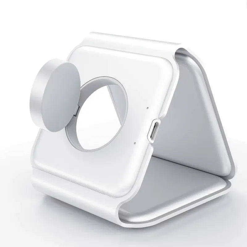 Cargador Inalámbrico Magnético 3 en 1 con Soporte Plegable